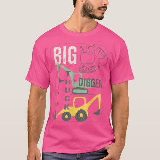 掘れるか建築トラックボーイマンパパバット Tシャツ