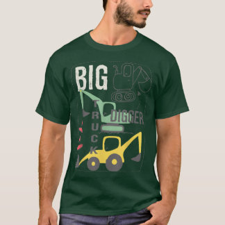 掘れるか建築トラックボーイマンパパバット Tシャツ