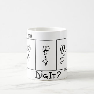 「掘れる？」-DigitCartoon.com コーヒーマグカップ