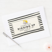 掘れ!パーティー特典ステッカー 長方形シール (封筒)