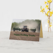 掘削カンザス州小麦594xxカスタマイズ任意の大事な行事 カード (黄色い花)