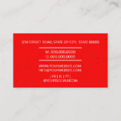 掘削建築建物会社 名刺 (裏面)