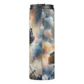 掘削機の動力:建築、ほこり、空 タンブラー (裏面)