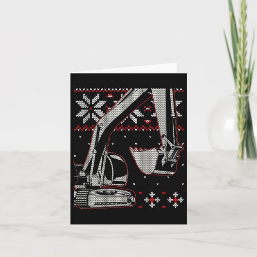 掘削機オペレーターシャツ カード (正面)