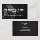 掘削機スローガンビジネスカード 名刺 (正面/裏面)