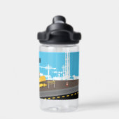 掘削機トラック建築トラックサイト ウォーターボトル (背面)