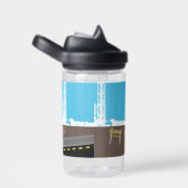 掘削機トラック建築トラックサイト ウォーターボトル (右面)