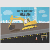 掘削機トラック建築トラックサイト 薄葉紙 (正面)