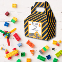 掘削機建築コーン子供の誕生日パーティー