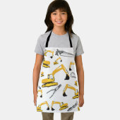 掘削機建築トラックとツールパターン エプロン (インサイチュ)