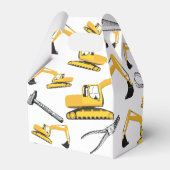 掘削機建築トラックとツールパターン フェイバーボックス (裏面サイド)