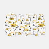 掘削機建築トラックとツールパターン フェイバーボックス (折り畳みなし)