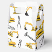 掘削機建築トラックとツールパターン フェイバーボックス (オープン)