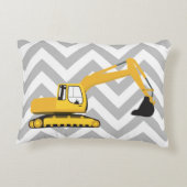掘削機建築トラック アクセントクッション (裏面)