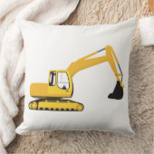 掘削機建築トラック クッション (ブランケット)