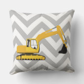 掘削機建築トラック クッション (裏面)