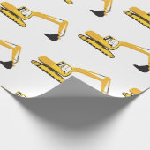 掘削機建築トラック ラッピングペーパー (角)