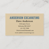 掘削機建築 名刺 (裏面)