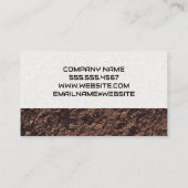 掘削機車両 |建築作業者 名刺 (裏面)