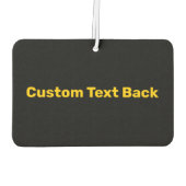 掘削機 カーエアーフレッシュナー (裏面)