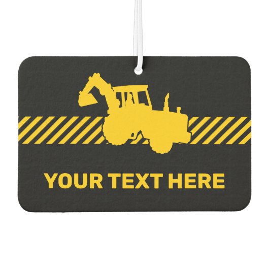 掘削機 カーエアーフレッシュナー (正面)