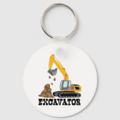 掘削機 キーホルダー (正面)