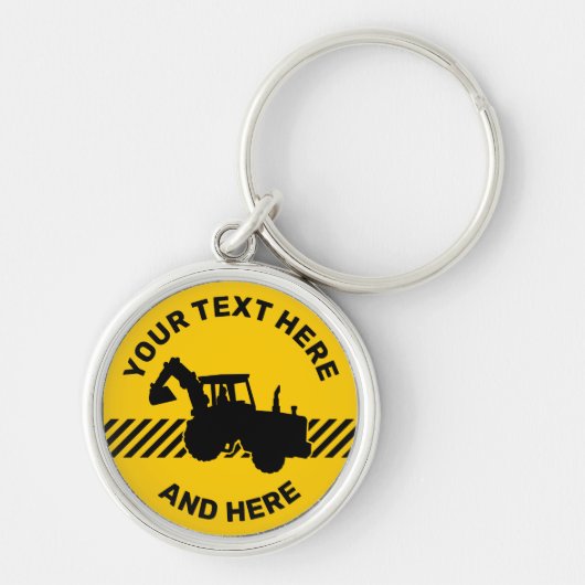 掘削機 キーホルダー (正面)