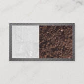 掘削機 | コンクリート土鋼 名刺 (裏面)