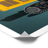 掘削機 ポスター (角)