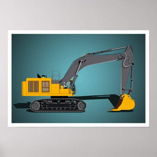 掘削機 ポスター (正面)