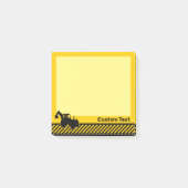 掘削機 ポストイット (正面)