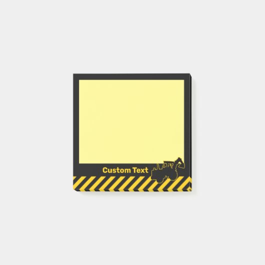 掘削機 ポストイット (正面)