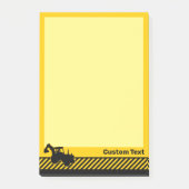 掘削機 ポストイット (正面)