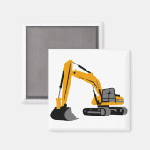 掘削機 マグネット (正面/裏面)