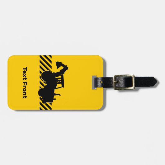 掘削機 ラゲッジタグ (正面横)