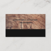 掘削機 名刺 (裏面)