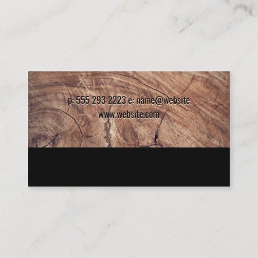 掘削機 名刺 (裏面)