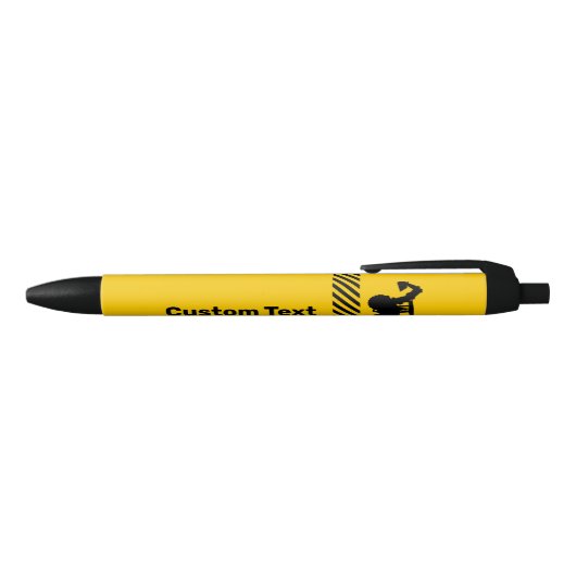 掘削機 青ボールペン (トップ)