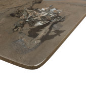 掘削火星好奇心レッド火星の風景 カッティングボード (角)