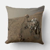 掘削火星好奇心レッド火星の風景 クッション (正面)