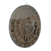 掘削火星好奇心レッド火星の風景 ダーツボード (正面左)