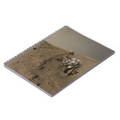 掘削火星好奇心レッド火星の風景 ノートブック (左側)