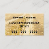 掘削砂トラックQRコード名刺 名刺 (正面)