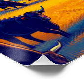 掘削装置と黒牛 ポスター (コーナー)