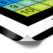 掛すごいカラフル算表 ポスター (コーナー)