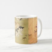 掛軸から抜け出した猫たち Part.3 コーヒーマグカップ (正面右)
