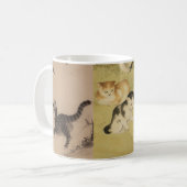 掛軸から抜け出した猫たち Part.3 コーヒーマグカップ (正面左)
