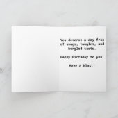 採取するすばらしい子供のためのバースデー・カード カード (内部)