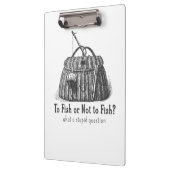 採取するためまたは愚かではない質問ヴィンテージの釣り道具箱 クリップボード (左)