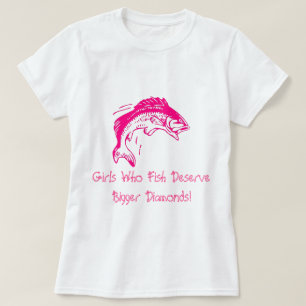 採取する女の子はより大きいダイヤモンドに値します Tシャツ